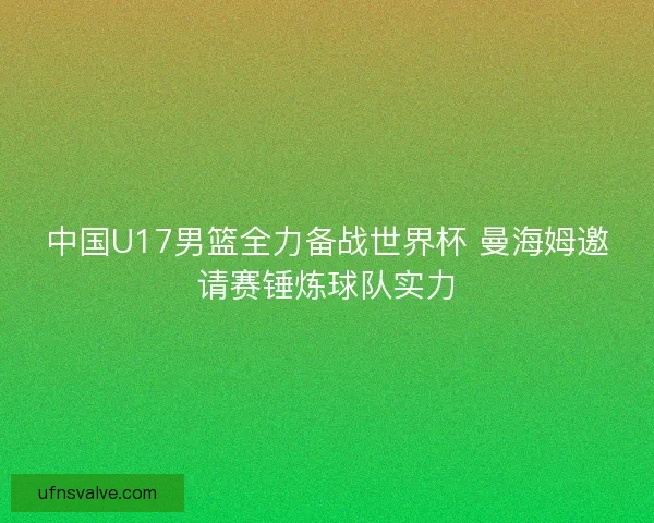 中国U17男篮全力备战世界杯 曼海姆邀请赛锤炼球队实力